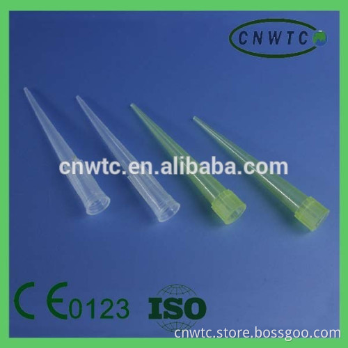 Lab Disposable pipette tip 1250ml with blue
